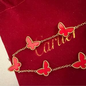 Sweet Butterflies 5 Bracelet 18k gold